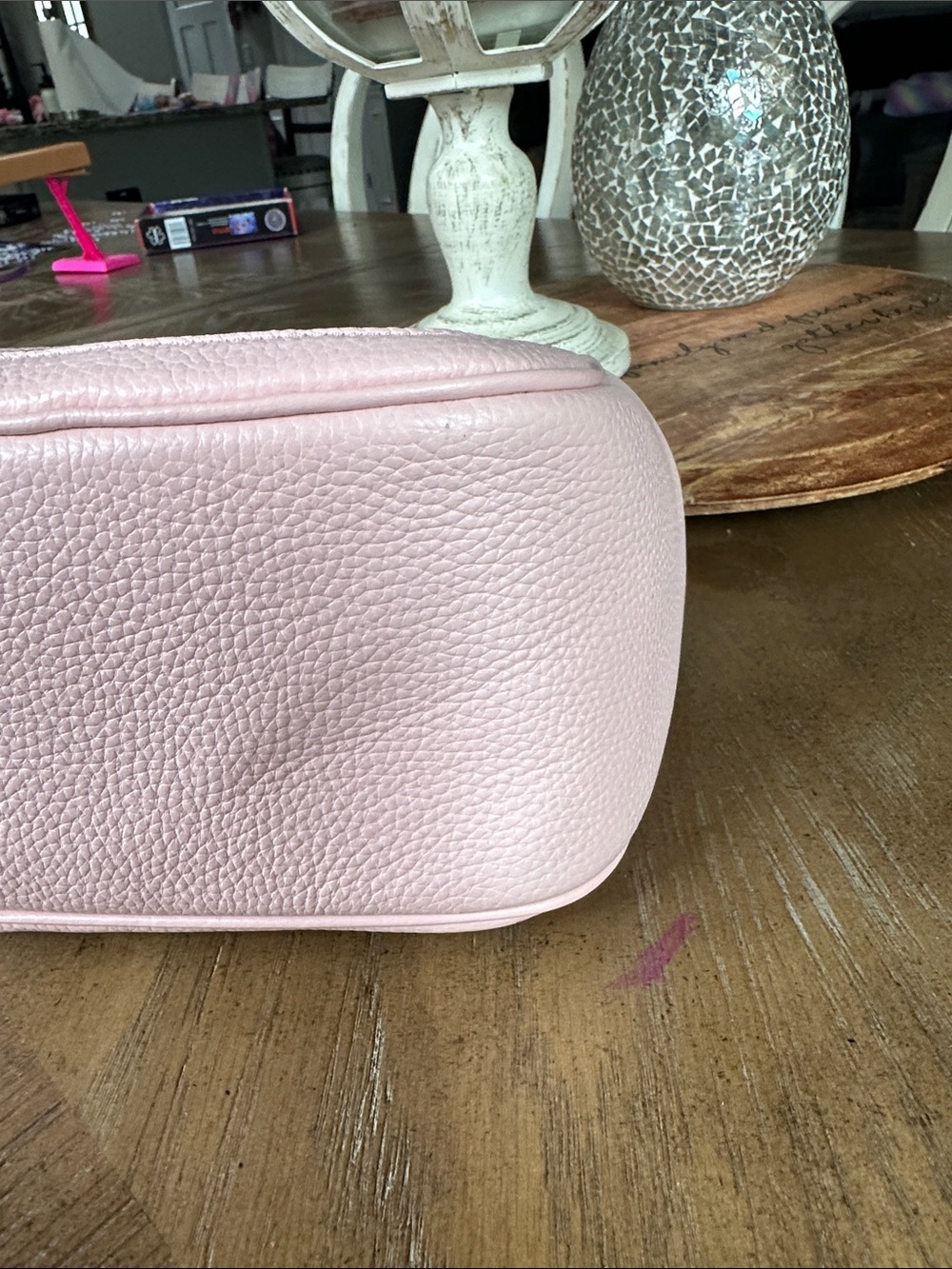 kate spade Pale Pink Pebbled Leather Crossbody Bag - Picture 11 of 12